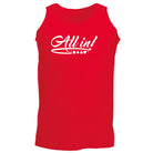 All In Poker Cards Gambling - Funny Vest Singlet Unisex Tank Top