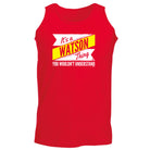 Watson V2 Surname Thing - Funny Vest Singlet Unisex Tank Top