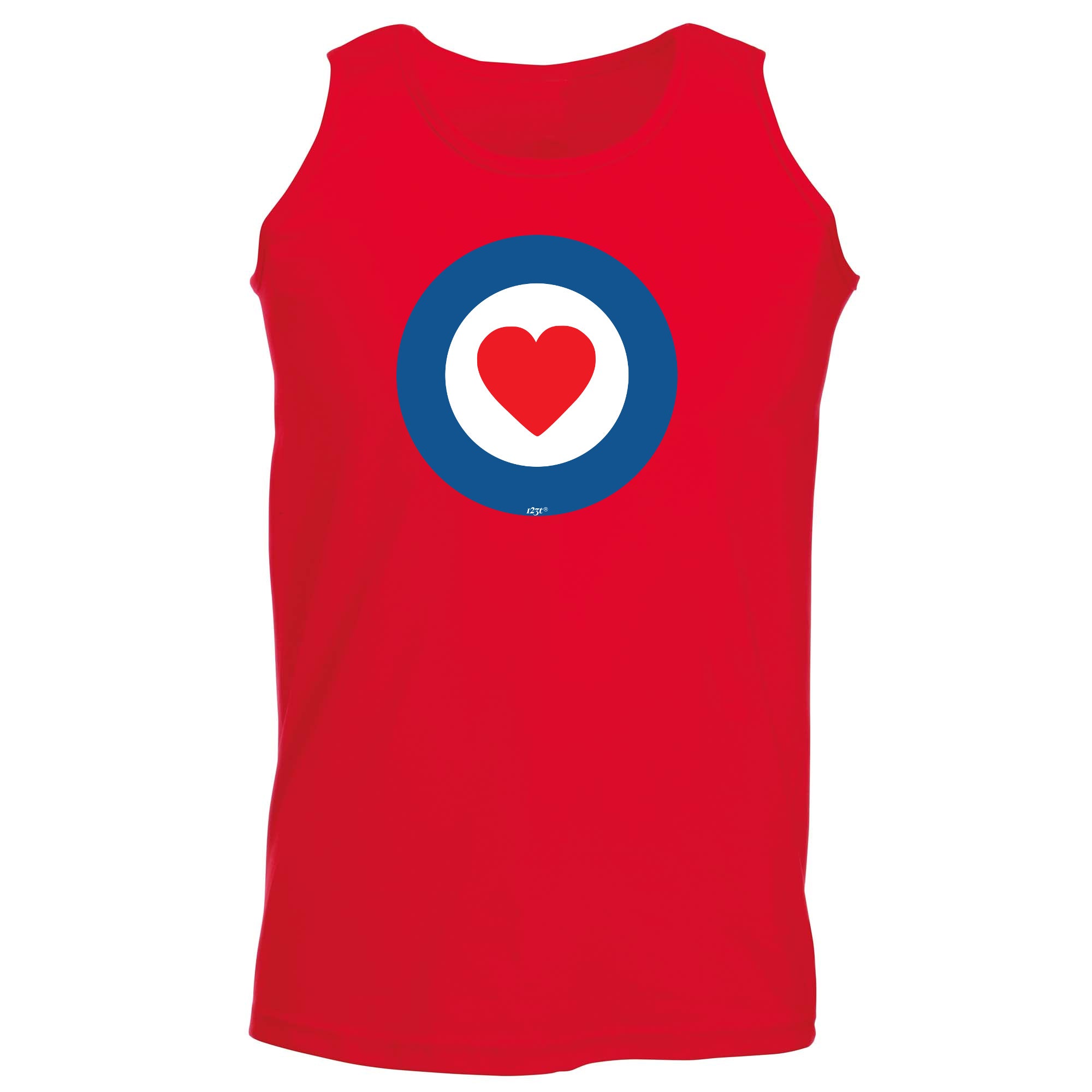 Target Heart - Funny Vest Singlet Unisex Tank Top
