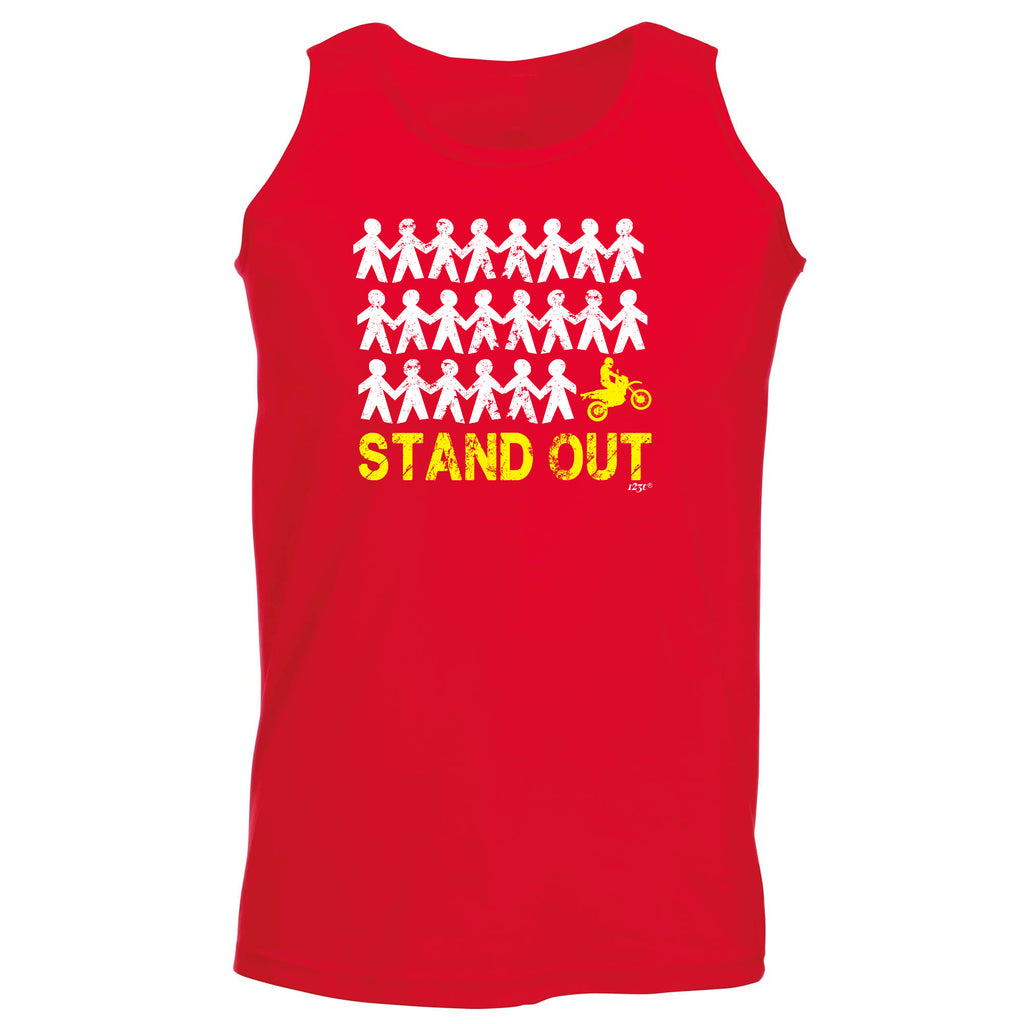 Stand Out Dirtbike - Funny Vest Singlet Unisex Tank Top