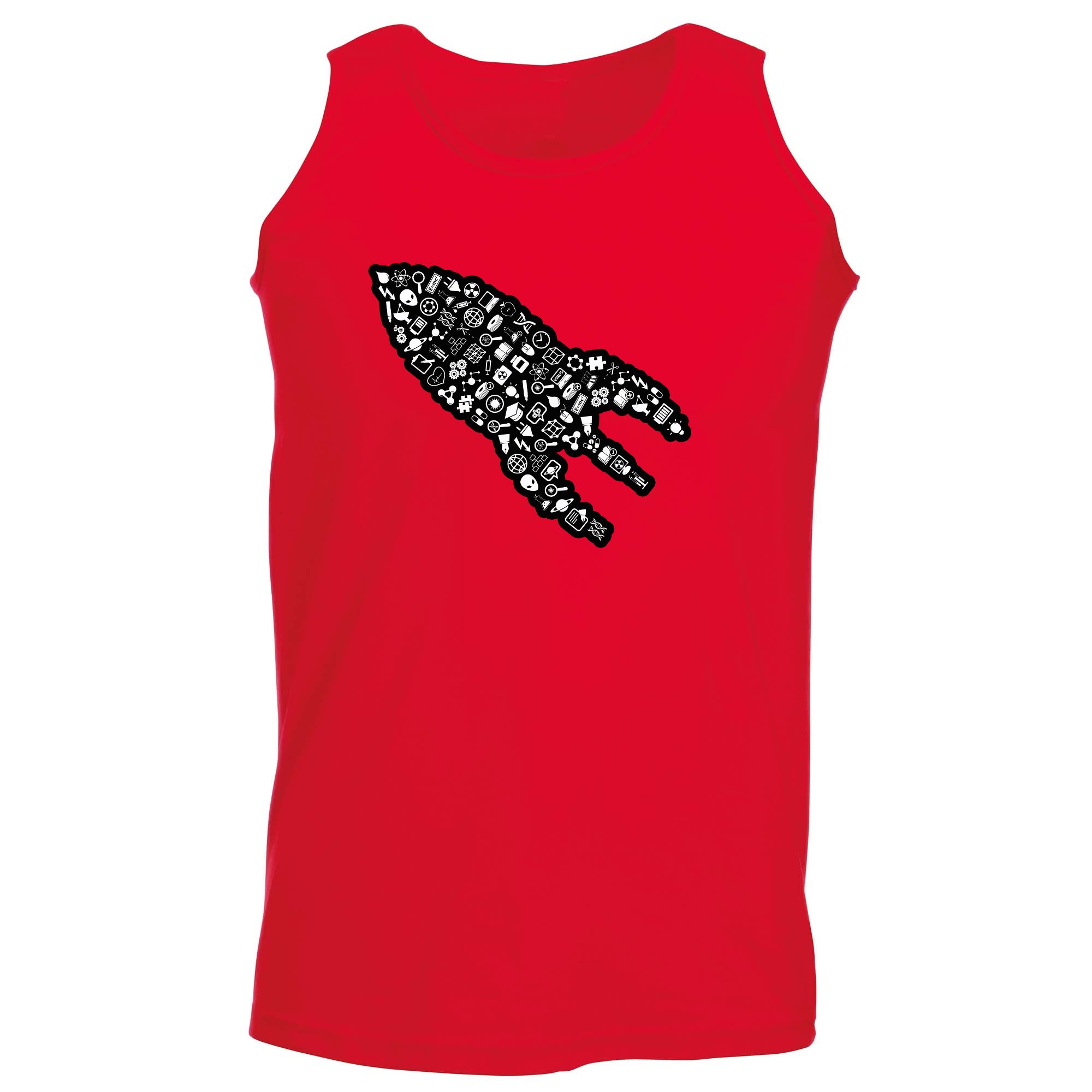 Rocket Ship Science - Funny Vest Singlet Unisex Tank Top