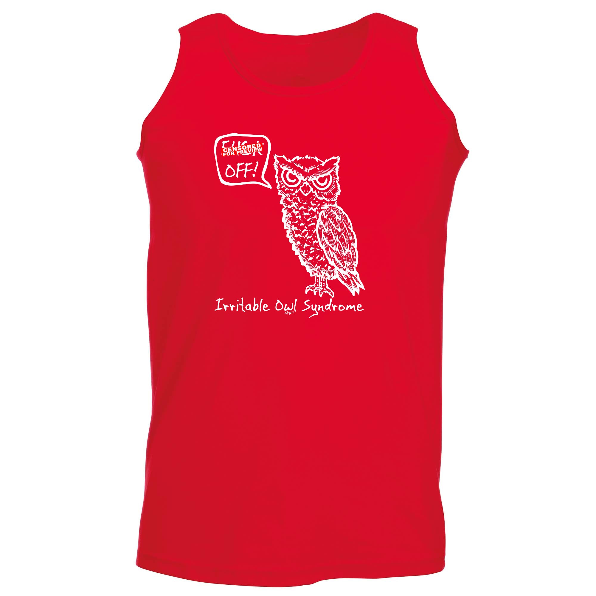 Irritable Owl Syndrome - Funny Vest Singlet Unisex Tank Top