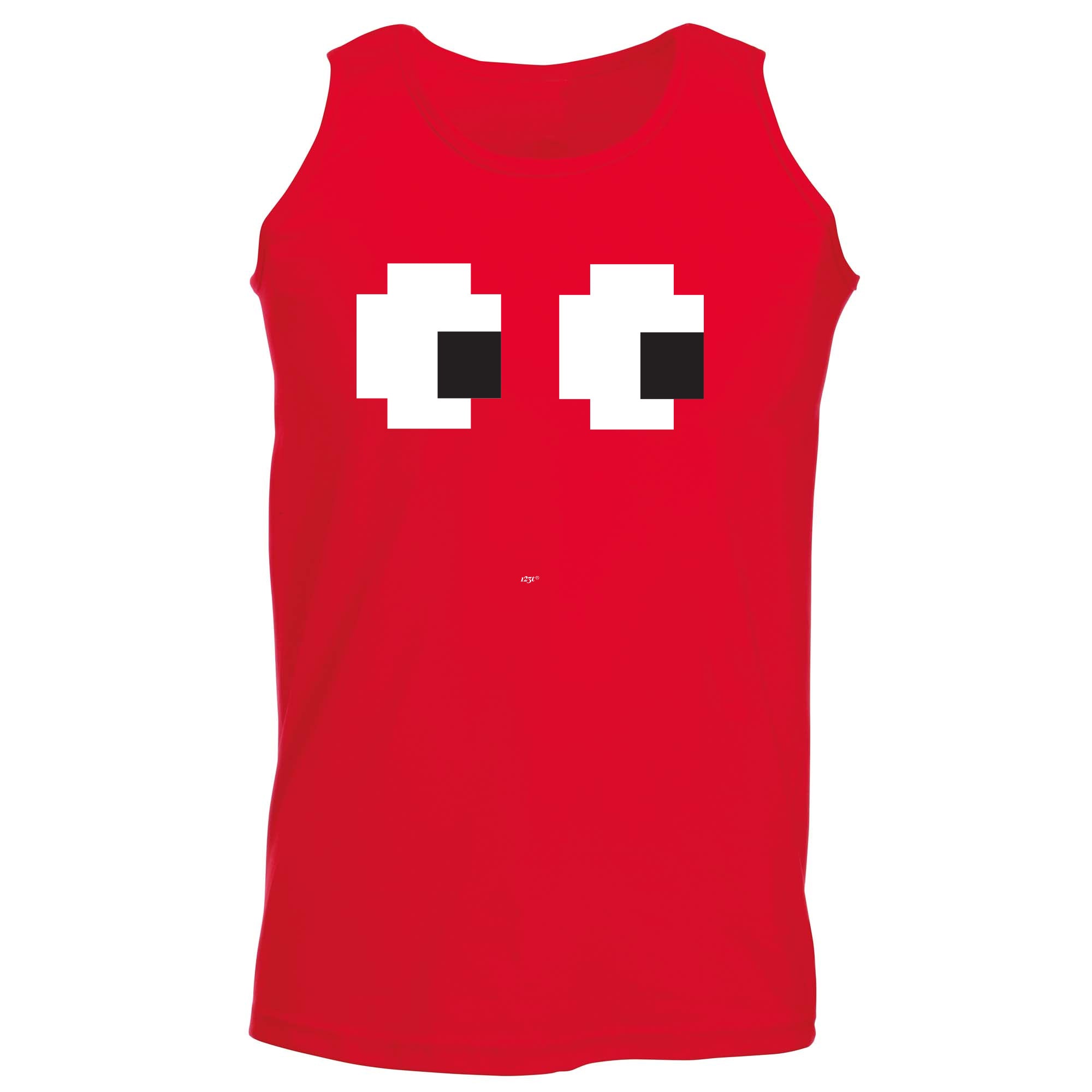 Pixel Eyes - Funny Vest Singlet Unisex Tank Top