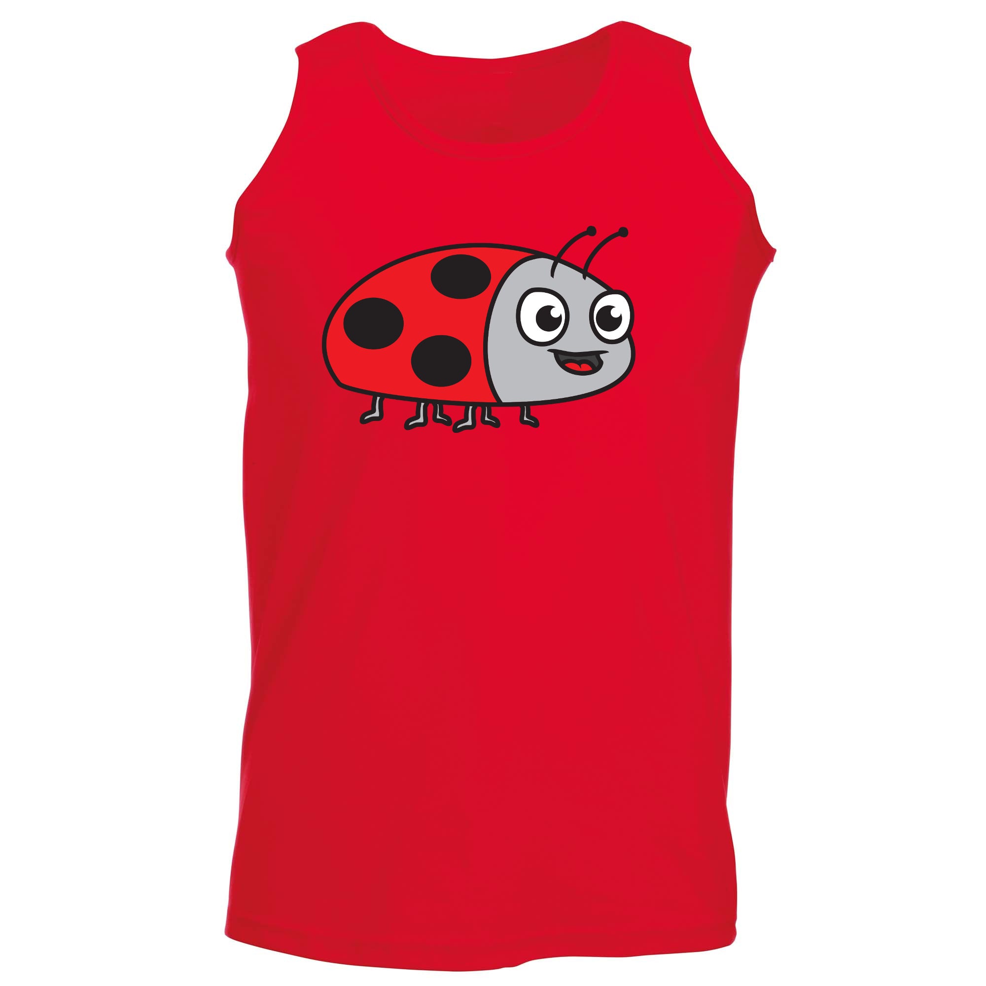 Ladybird Ani Mates - Funny Vest Singlet Unisex Tank Top