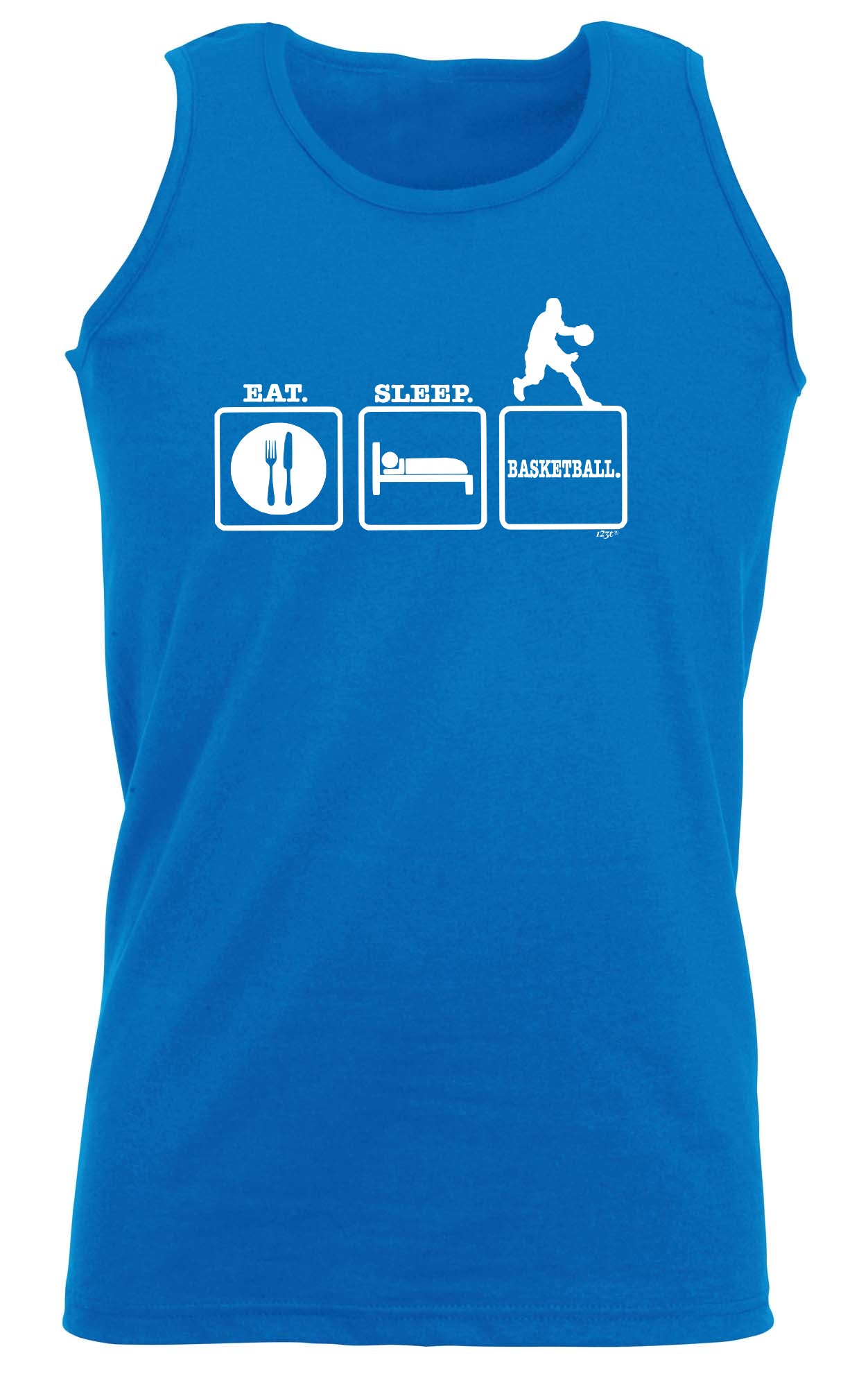 Eat Sleep Basketball - Funny Vest Singlet Unisex Tank Top