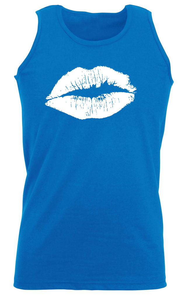 Kiss Lips - Funny Vest Singlet Unisex Tank Top