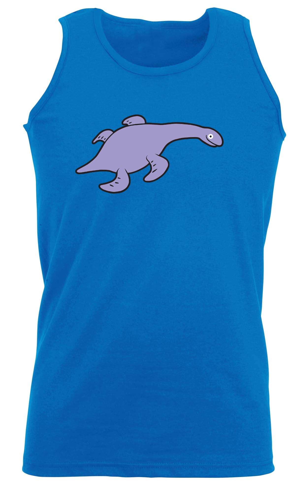 Dinosaur Rhomaleosaurus Ani Mates - Funny Vest Singlet Unisex Tank Top