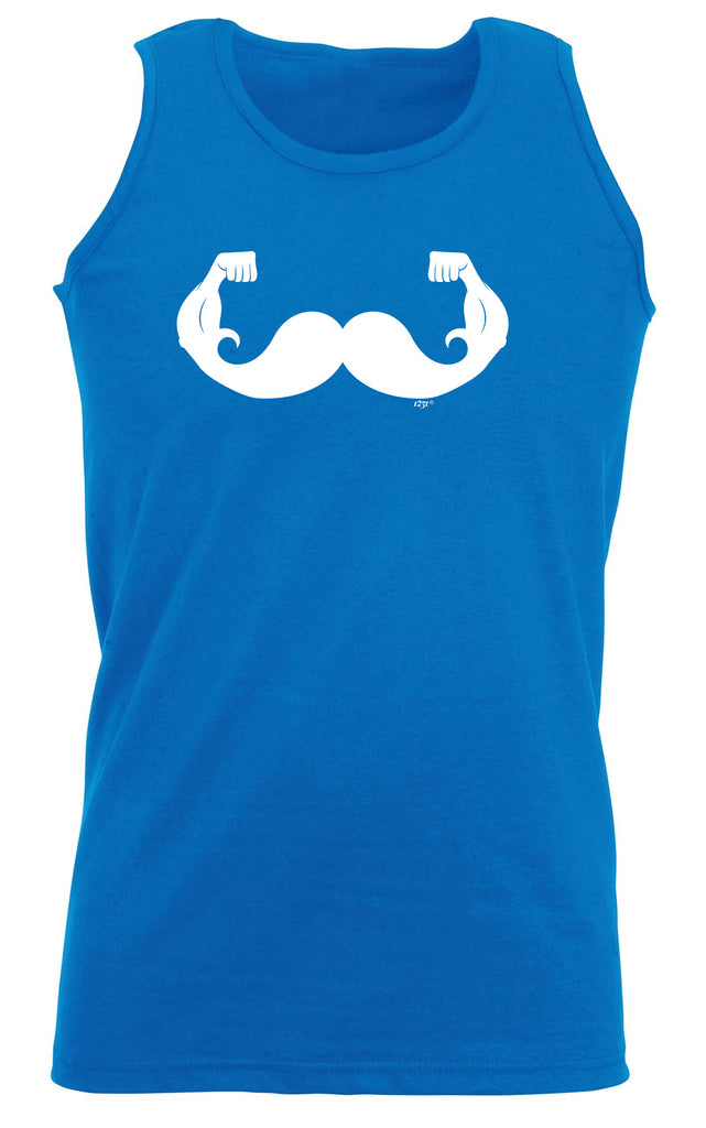 Moustache Muscles - Funny Vest Singlet Unisex Tank Top