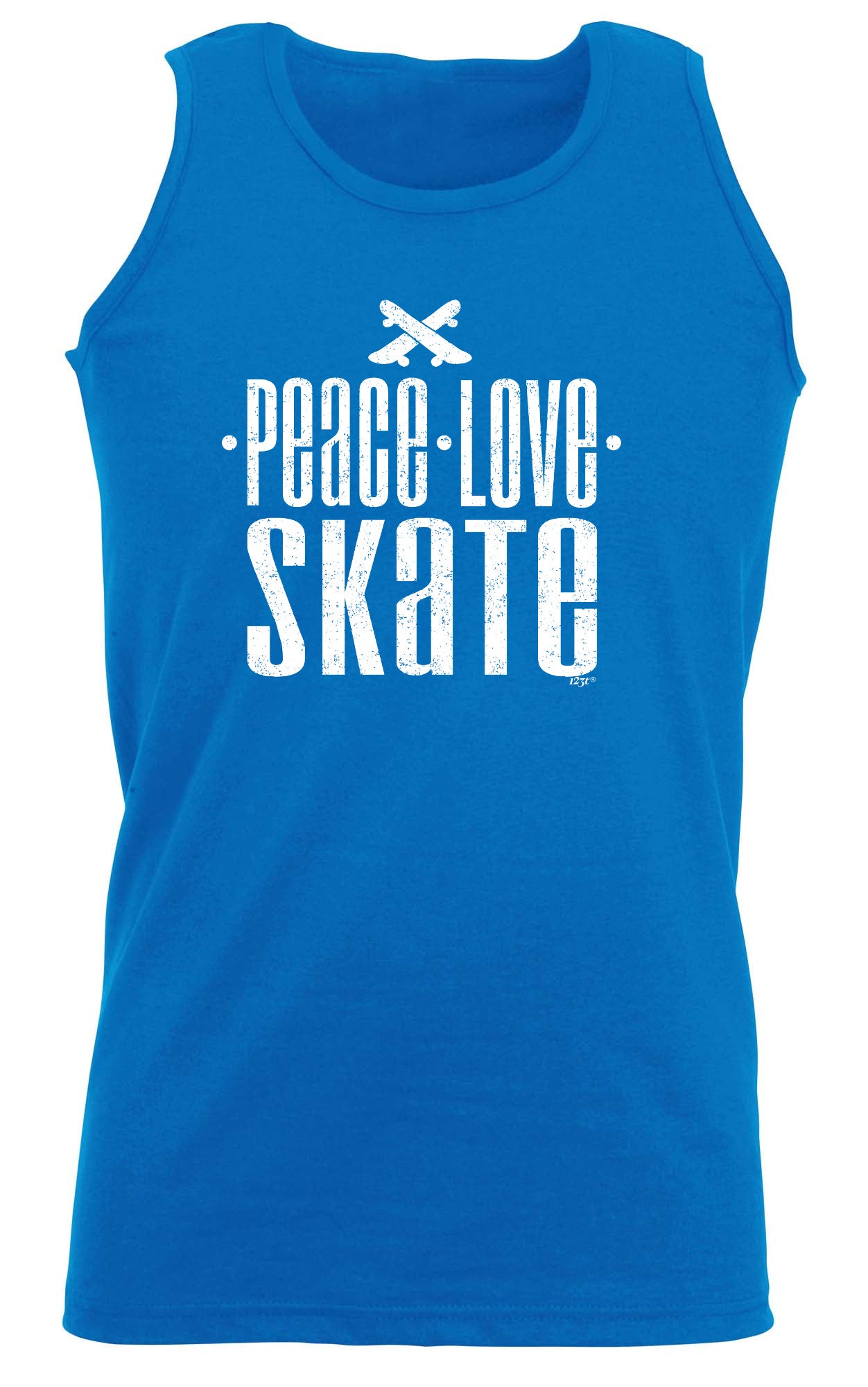 Peace Love Skate - Funny Vest Singlet Unisex Tank Top