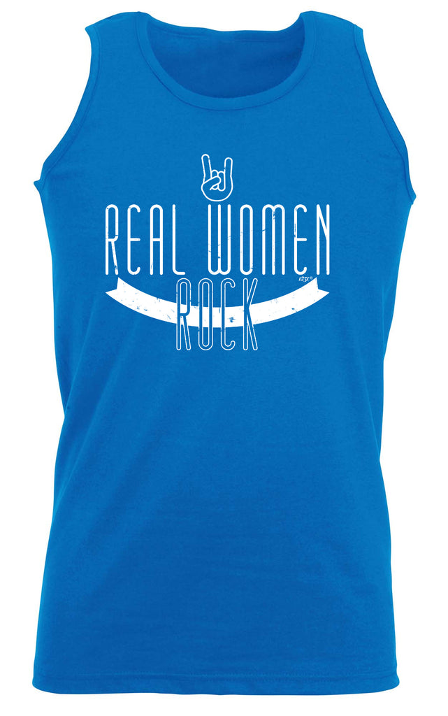 Real Women Rock Music - Funny Vest Singlet Unisex Tank Top