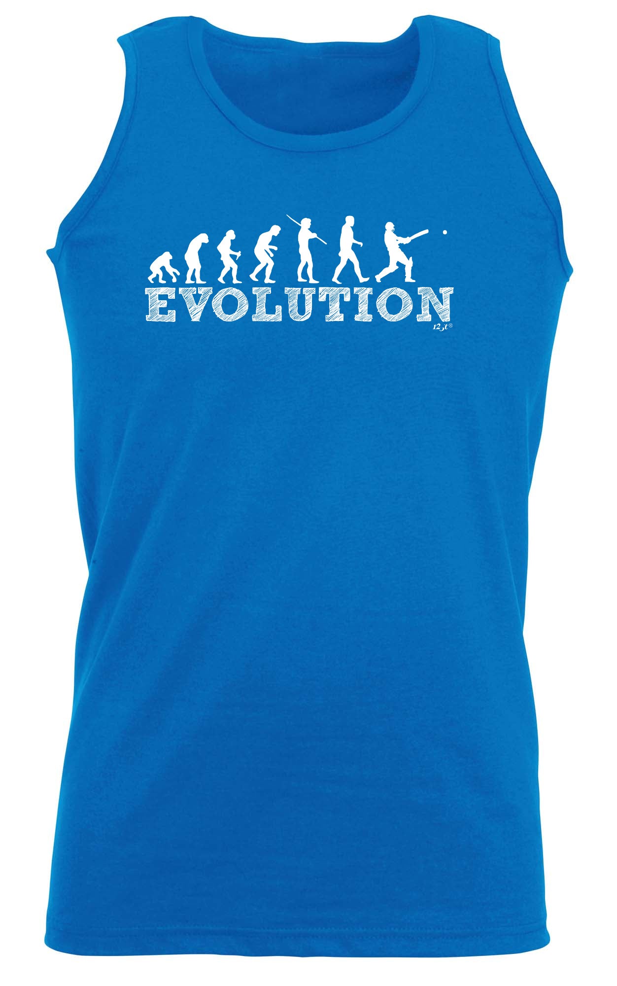 Evolution Cricket - Funny Vest Singlet Unisex Tank Top