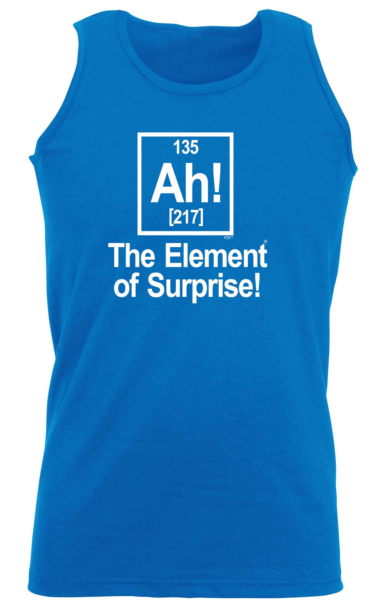 The Element Of Surprise White - Funny Vest Singlet Unisex Tank Top