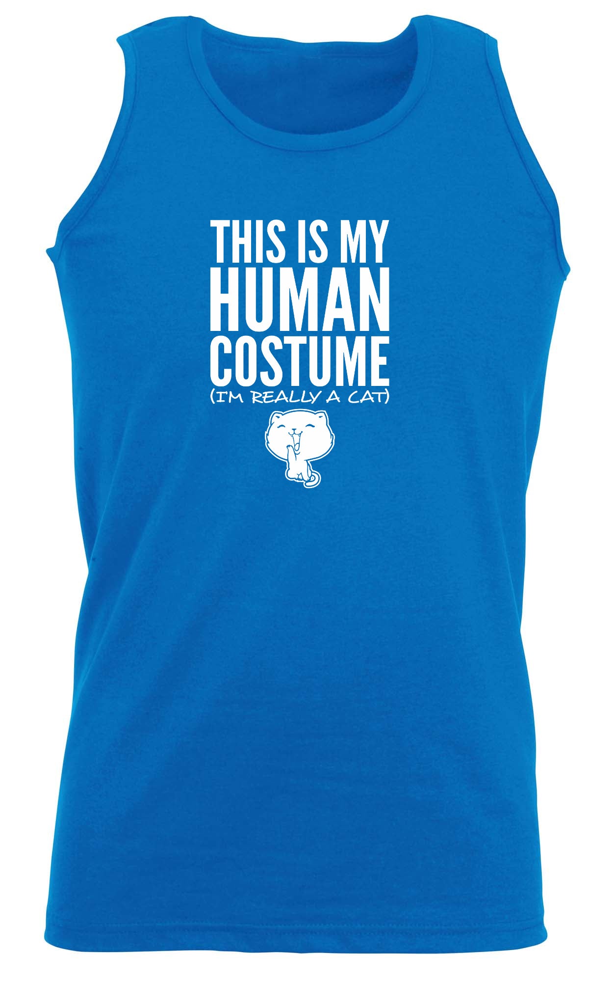 This Is My Human Costume Cat - Funny Vest Singlet Unisex Tank Top
