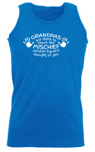 Grandpas Are There To Teach The Mischief - Funny Vest Singlet Unisex Tank Top