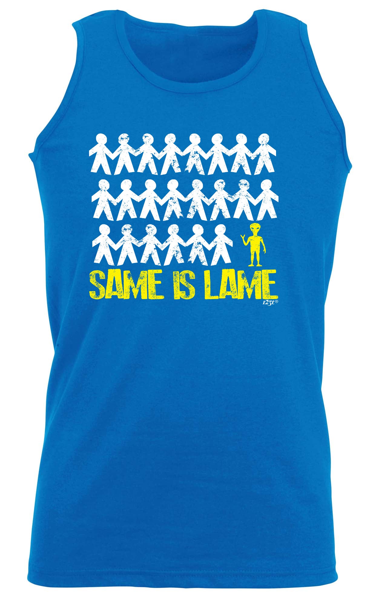 Same Is Lame Alien - Funny Vest Singlet Unisex Tank Top