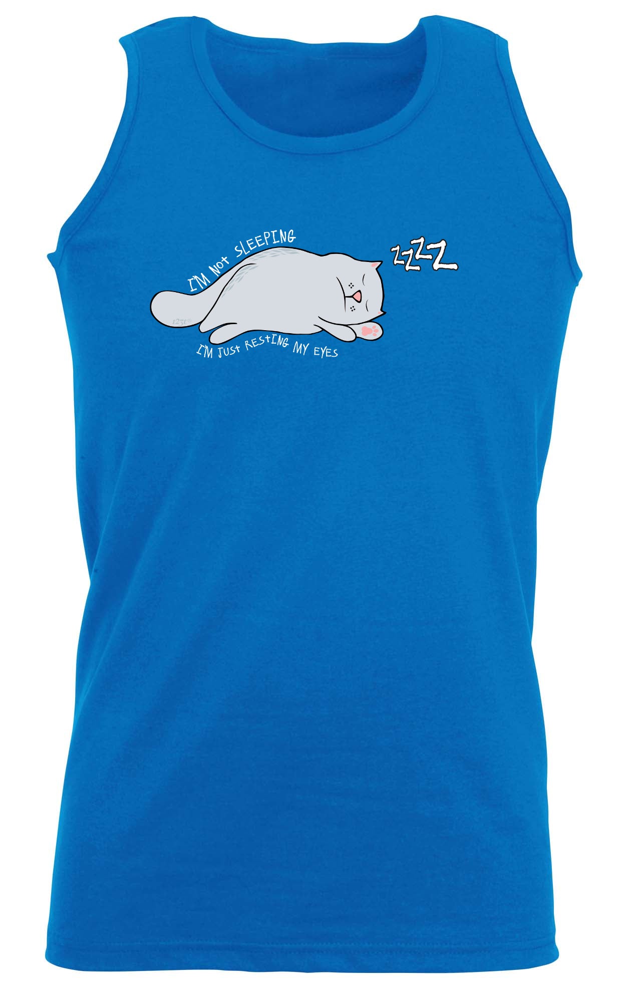 Im Not Sleeping Cat - Funny Vest Singlet Unisex Tank Top