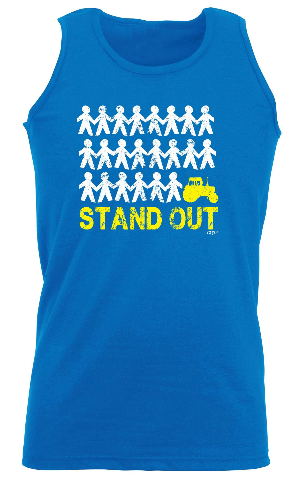 Stand Out Tractor - Funny Vest Singlet Unisex Tank Top