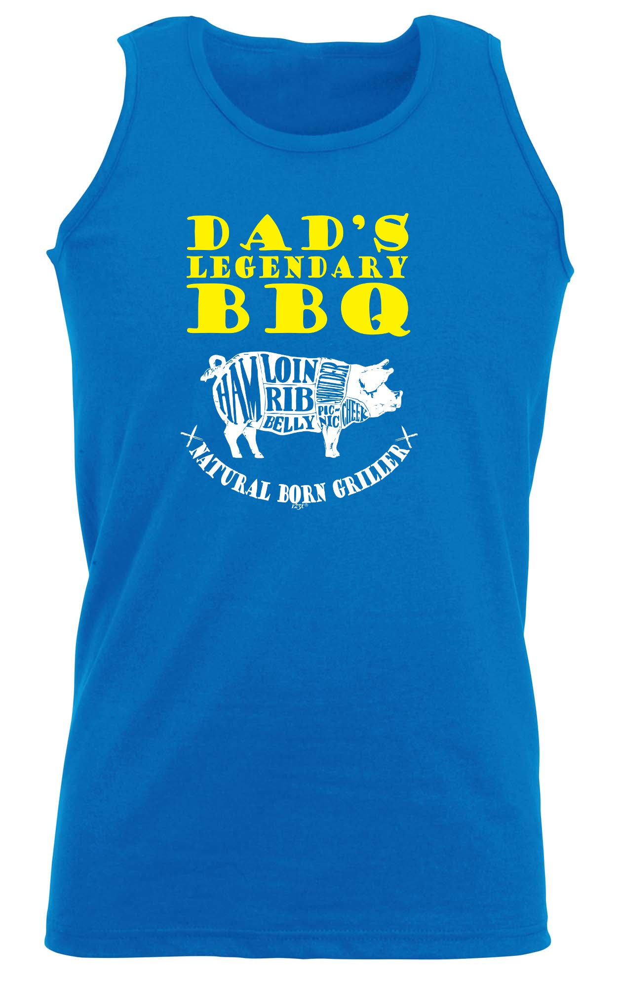 Dad Legendary Bbq Barbeque - Funny Vest Singlet Unisex Tank Top