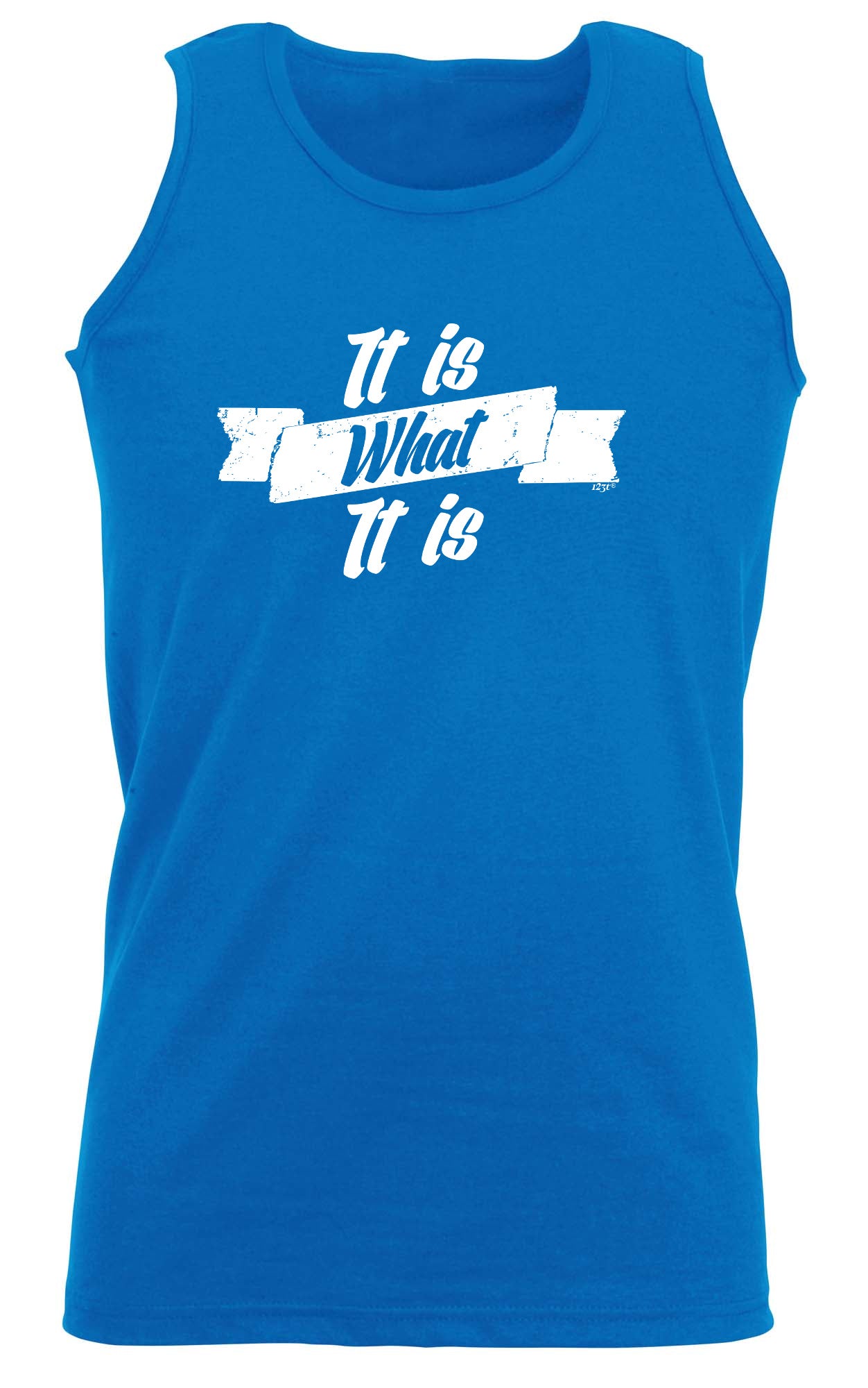 It Is What It Is - Funny Vest Singlet Unisex Tank Top