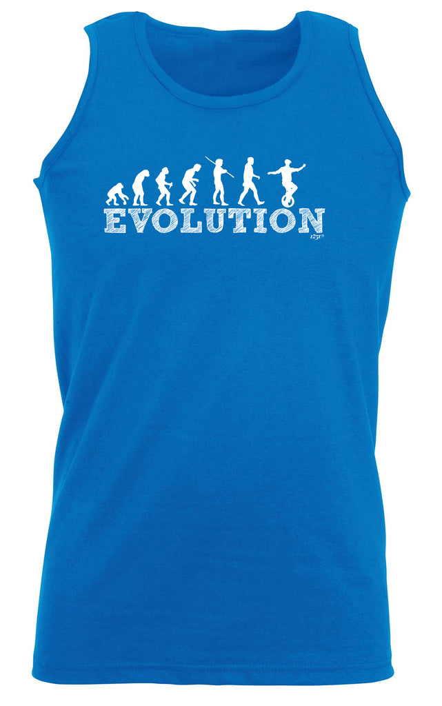 Evolution One Wheel Cycling - Funny Vest Singlet Unisex Tank Top