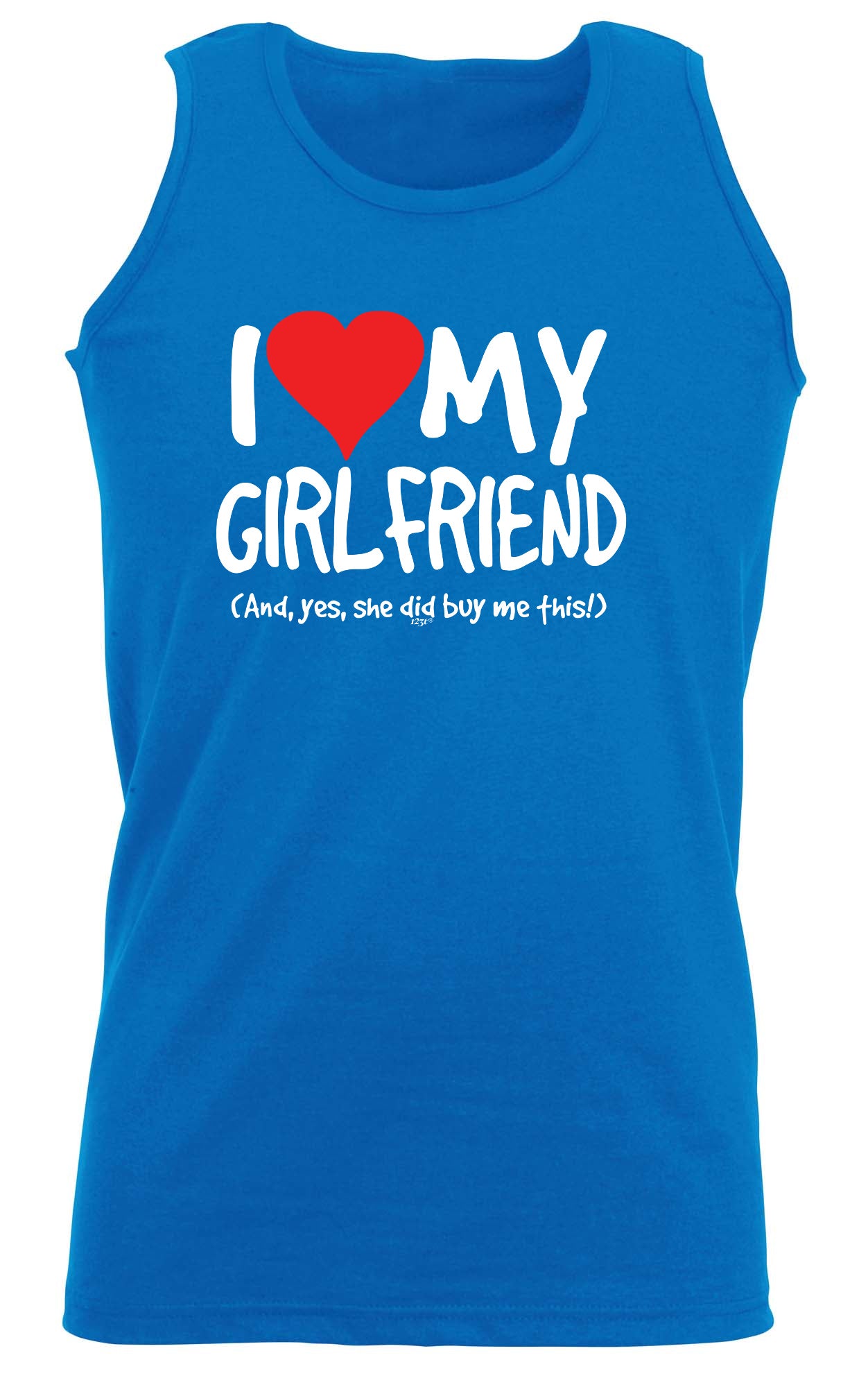 Love My Girlfriend And Yes - Funny Vest Singlet Unisex Tank Top