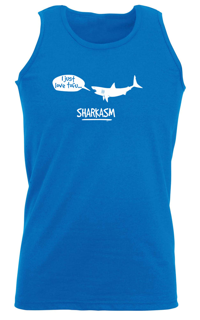Sharkasm - Funny Vest Singlet Unisex Tank Top