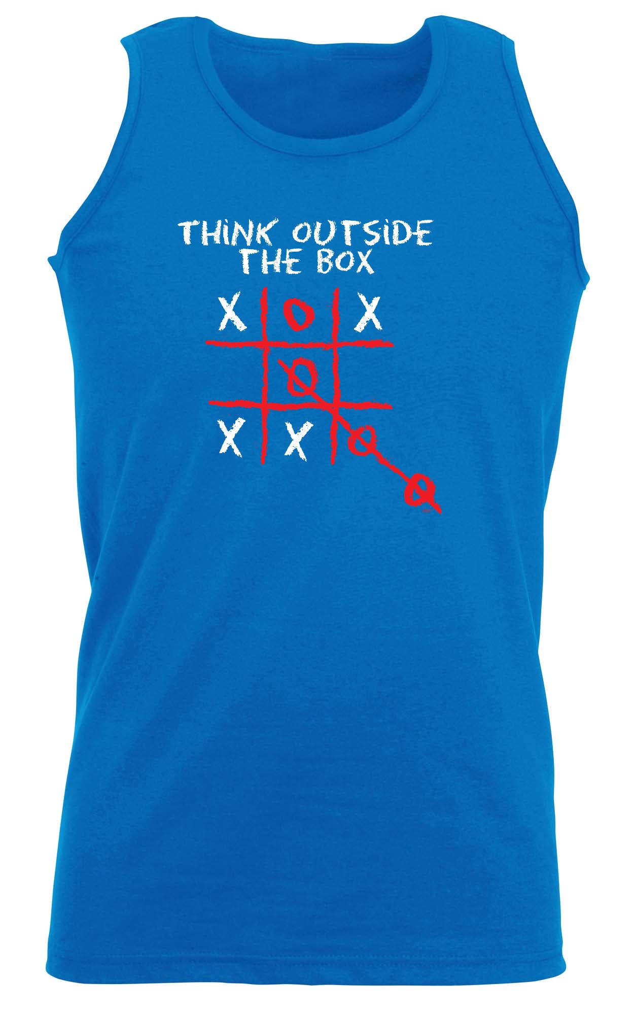 Think Outside The Box Naughts And Crosses - Funny Vest Singlet Unisex Tank Top