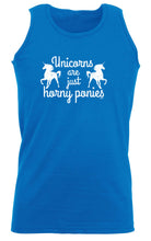 Unicorns Are Just Horny Ponies - Funny Vest Singlet Unisex Tank Top