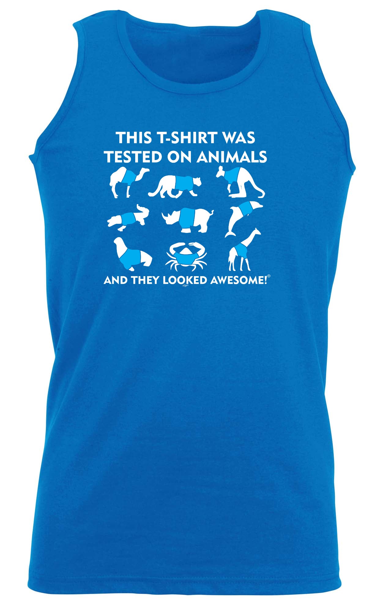 Tested On Animals - Funny Vest Singlet Unisex Tank Top