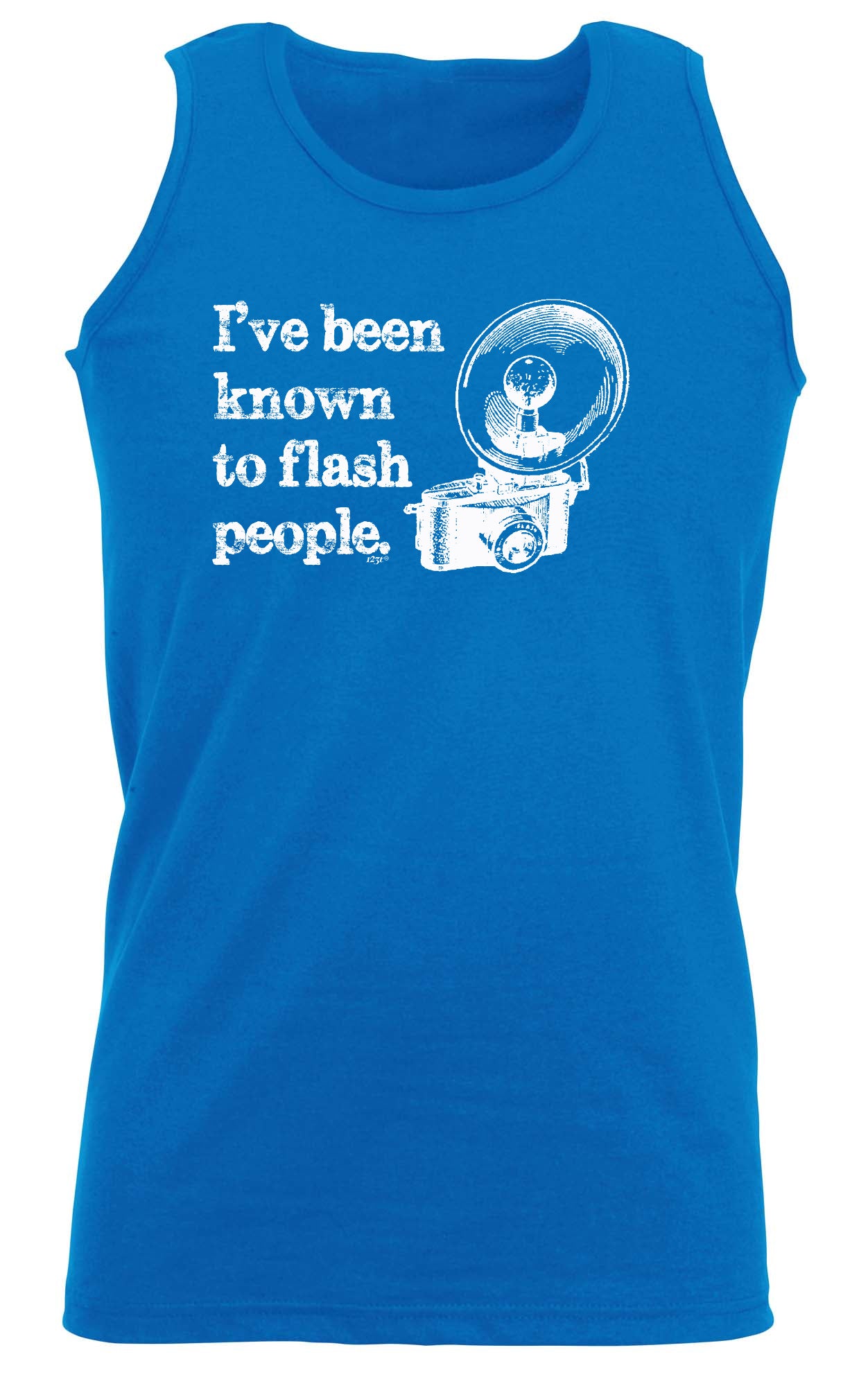 Ive Been Known To Flash People White - Funny Vest Singlet Unisex Tank Top