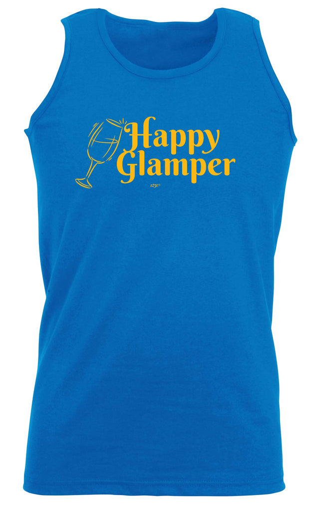 Happy Glamper Camping - Funny Vest Singlet Unisex Tank Top