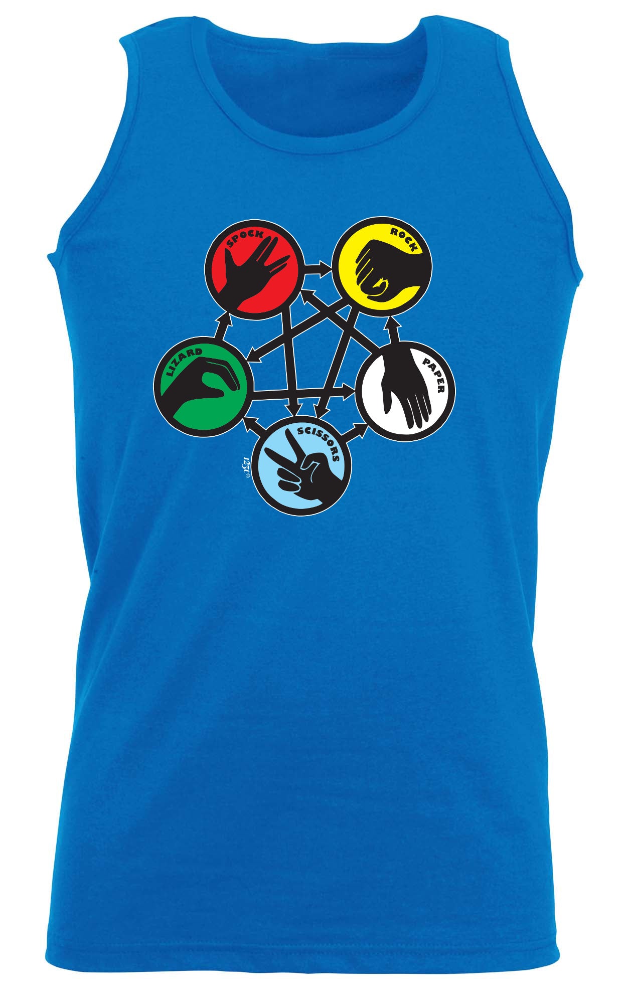 Rock Spock Colour - Funny Vest Singlet Unisex Tank Top