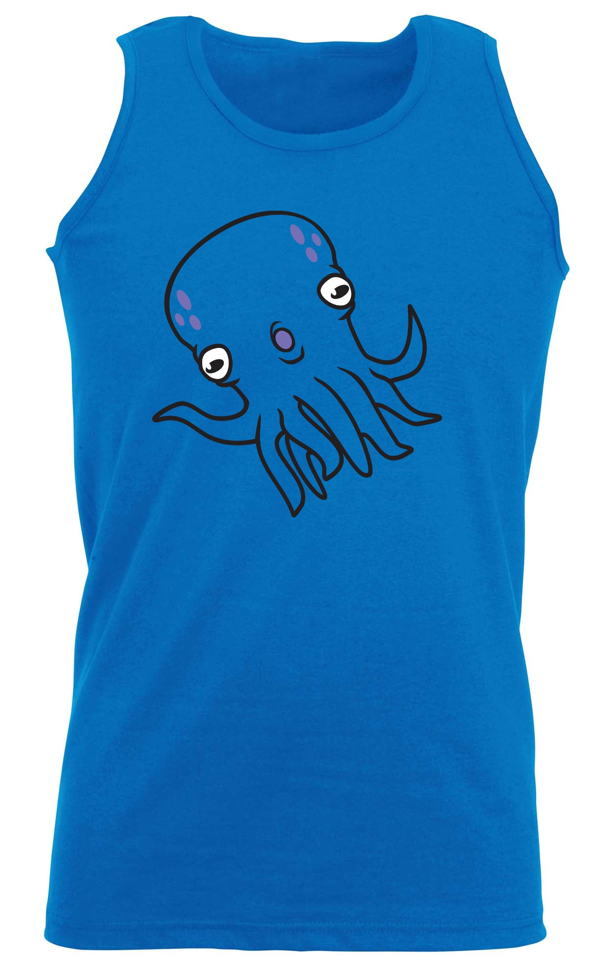 Octopus Ani Mates - Funny Vest Singlet Unisex Tank Top
