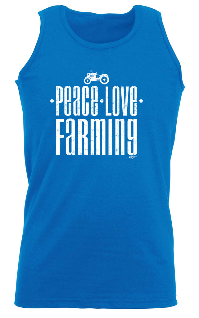 Peace Love Farming - Funny Vest Singlet Unisex Tank Top