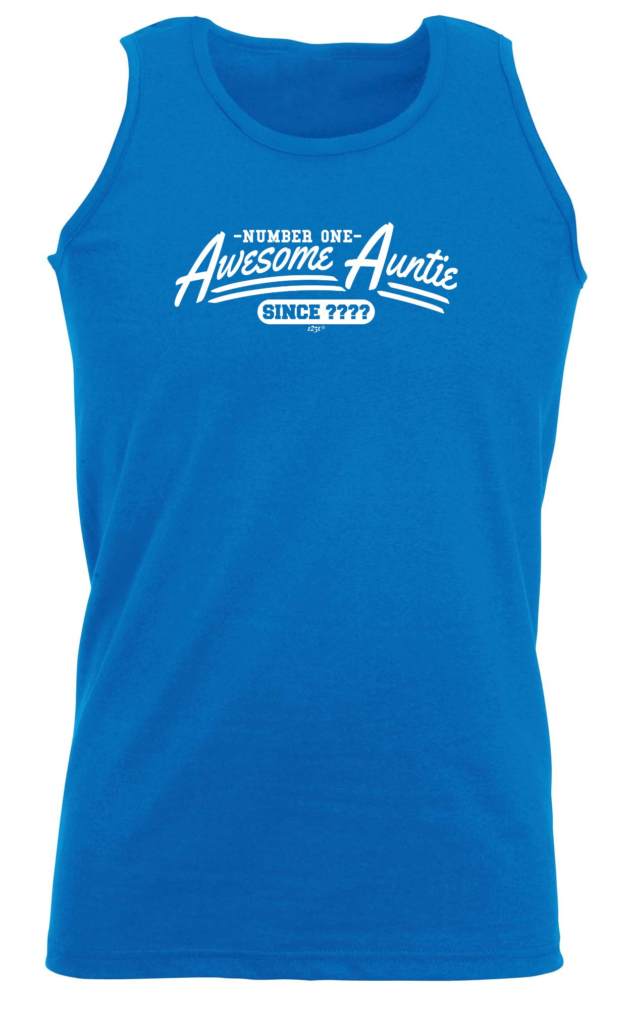 Your Year Awesome Auntie Since - Funny Vest Singlet Unisex Tank Top