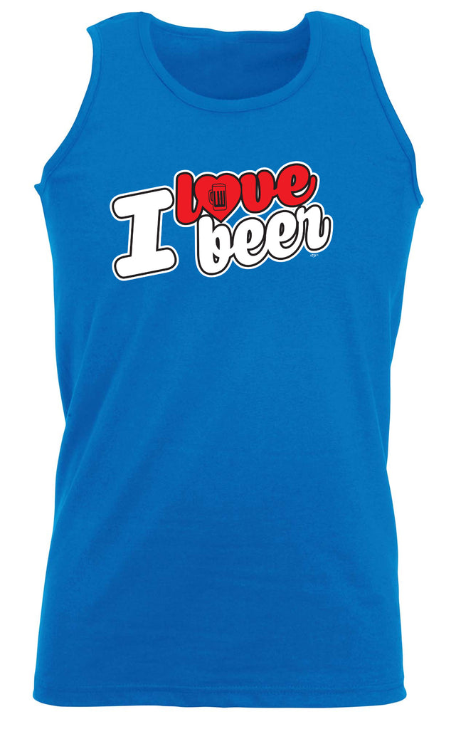Love Beer Stencil - Funny Vest Singlet Unisex Tank Top