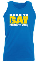 Born To Bat Cricket - Funny Vest Singlet Unisex Tank Top