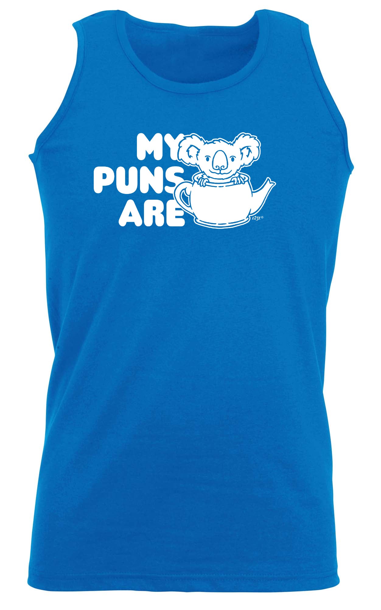 My Puns Are Koala Tea - Funny Vest Singlet Unisex Tank Top