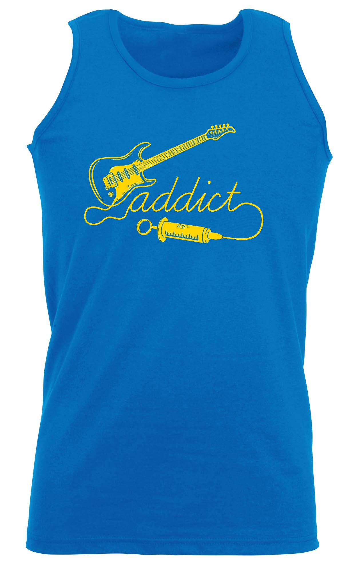 Guitar Addict Music - Funny Vest Singlet Unisex Tank Top