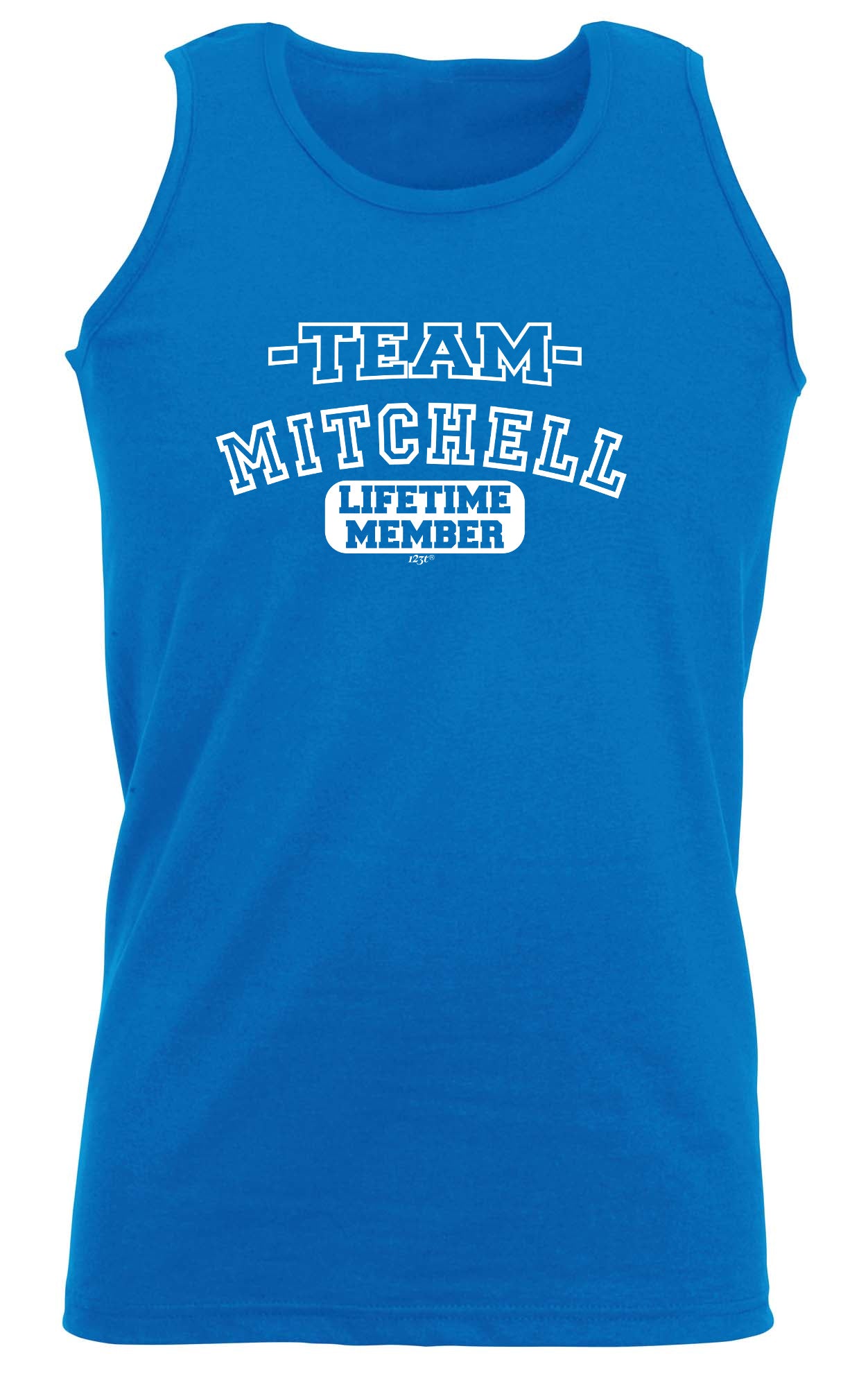 Mitchell V2 Team Lifetime Member - Funny Vest Singlet Unisex Tank Top