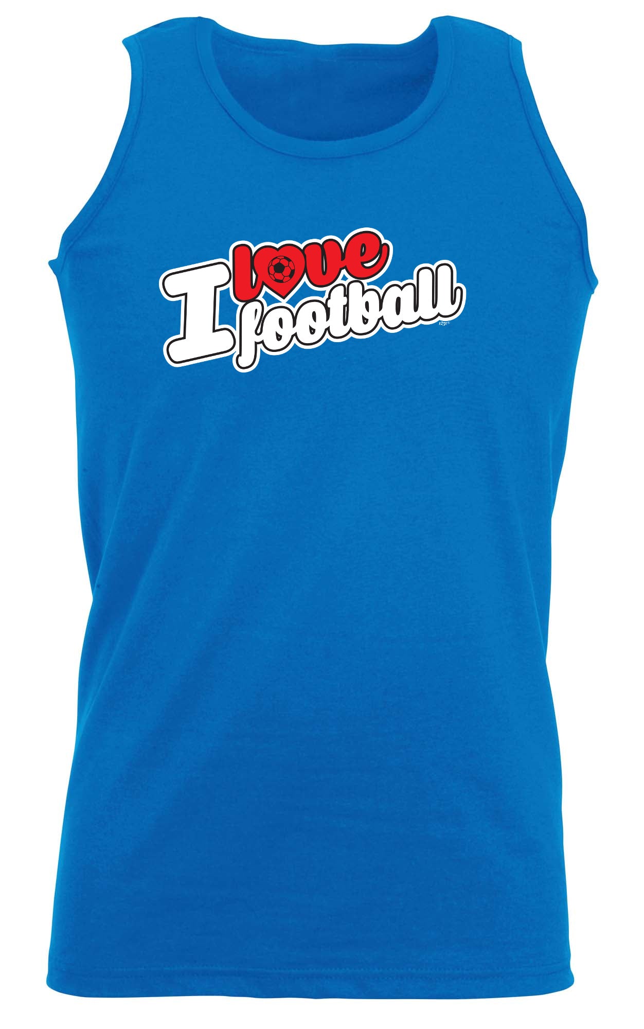 Love Football Stencil - Funny Vest Singlet Unisex Tank Top