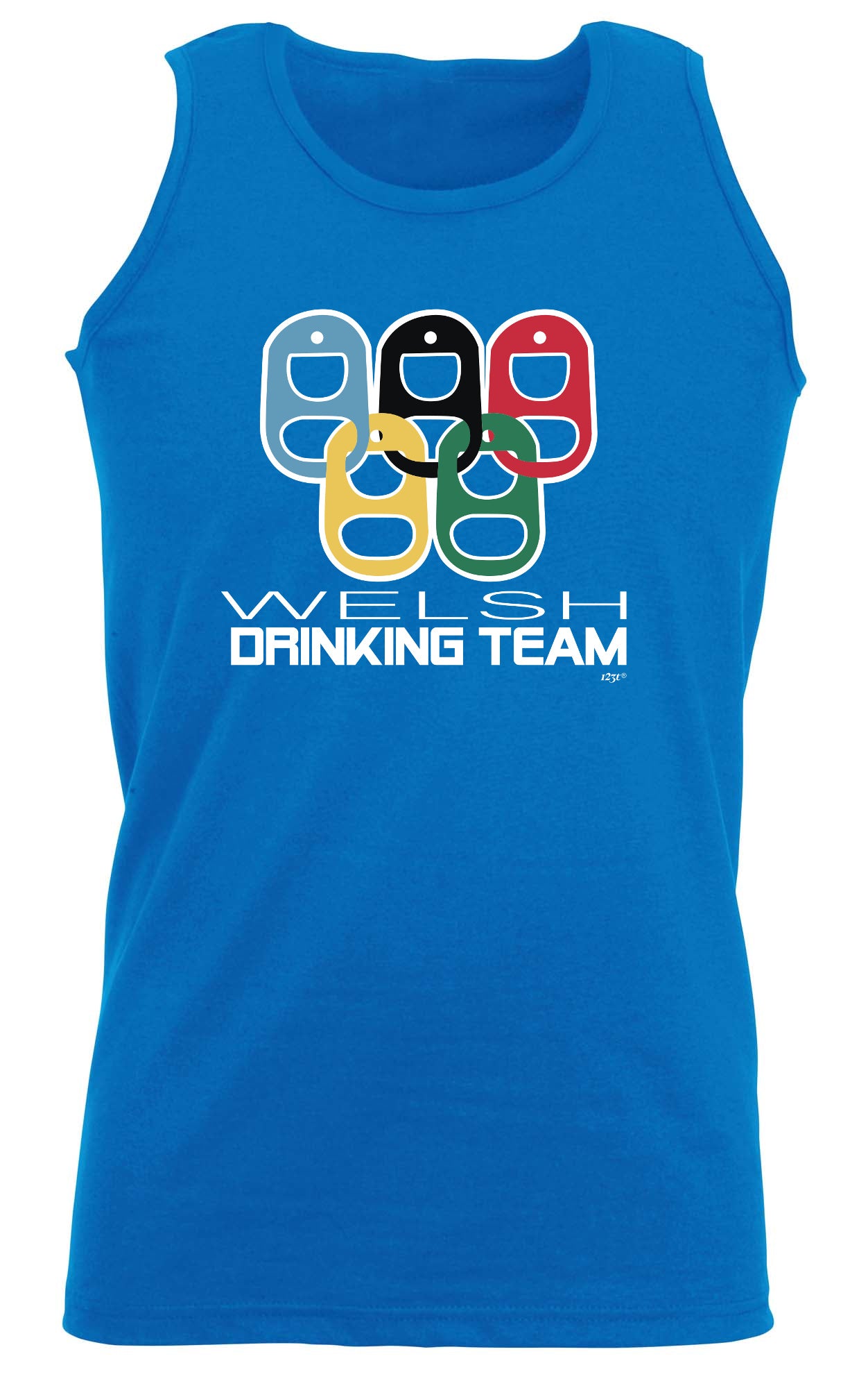 Welsh Drinking Team Rings - Funny Vest Singlet Unisex Tank Top