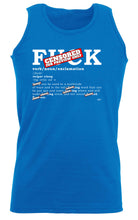 F  K Noun - Funny Vest Singlet Unisex Tank Top
