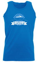 Swim Like A Girl Try And Keep Up - Funny Vest Singlet Unisex Tank Top