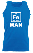 Fe Iron Man Periodic - Funny Vest Singlet Unisex Tank Top