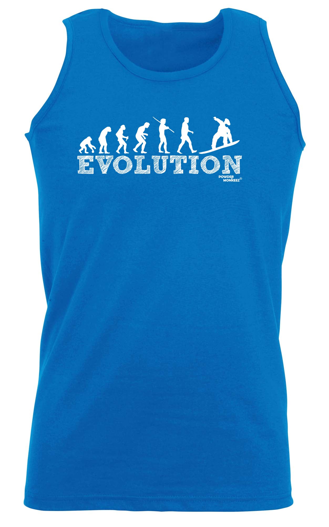 Evolution Snowboarder - Funny Vest Singlet Unisex Tank Top