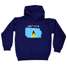 Saint Lucia - Funny Kids Children Hoodie