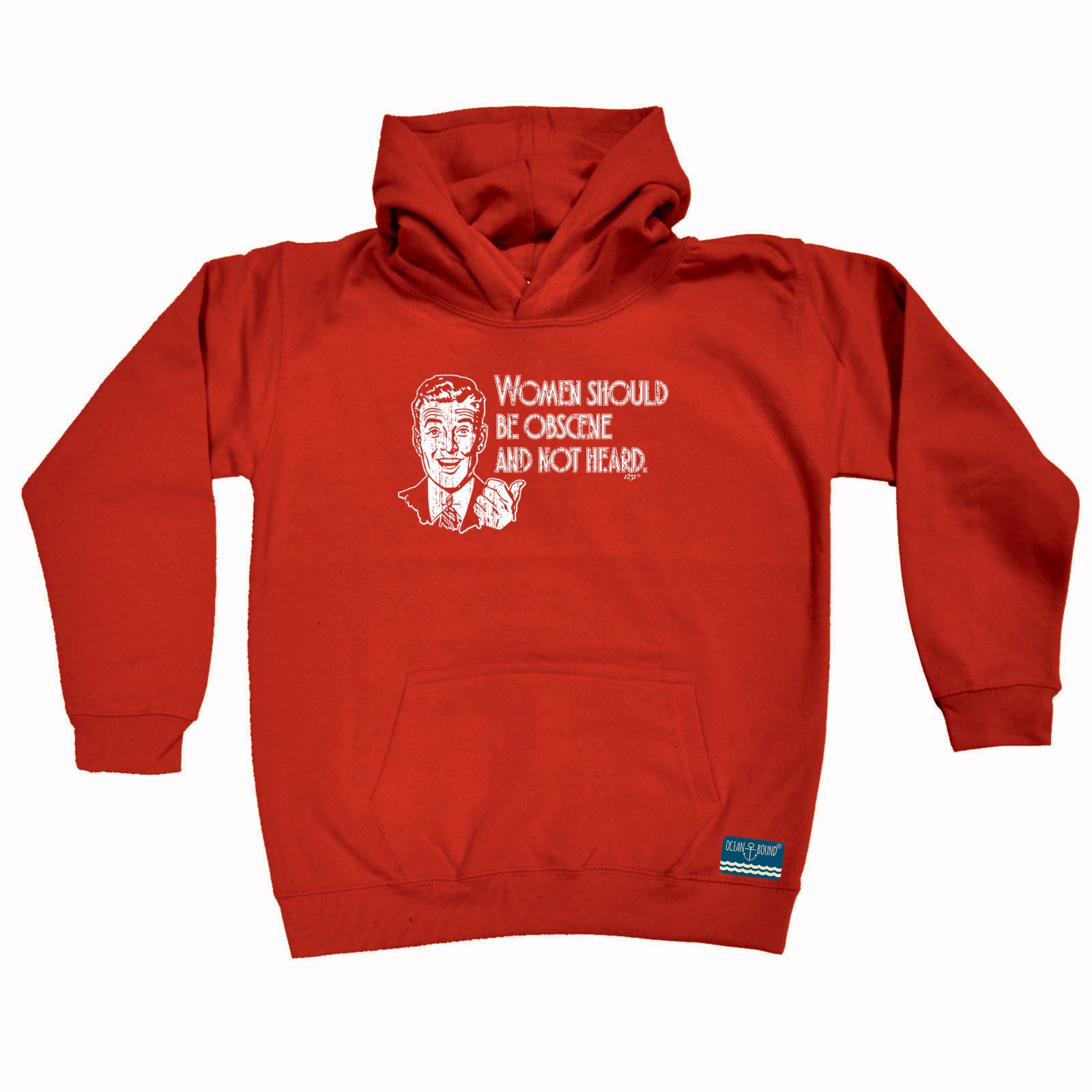 Women Should Be Obscene And Not Heard - Funny Kids Children Hoodie