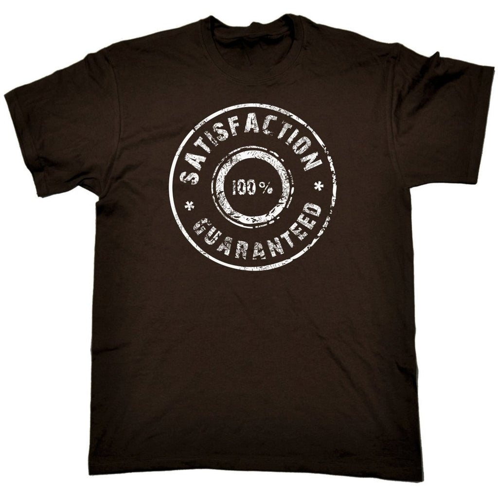 100 Percent Satisfaction Guaranteed - Mens Funny T-Shirt Tshirts Tee Shirt - 123t Australia | Funny T-Shirts Mugs Novelty Gifts