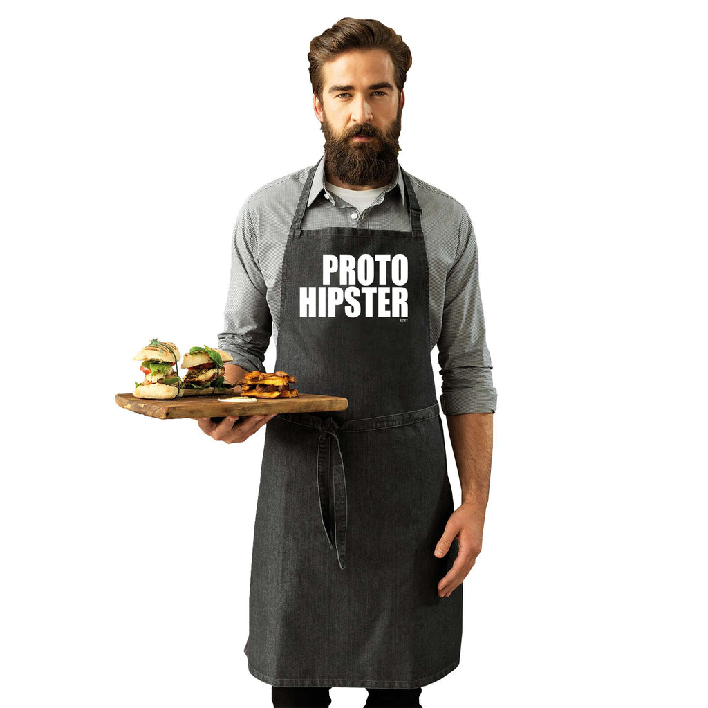 Proto Hipster - Funny Kitchen Apron